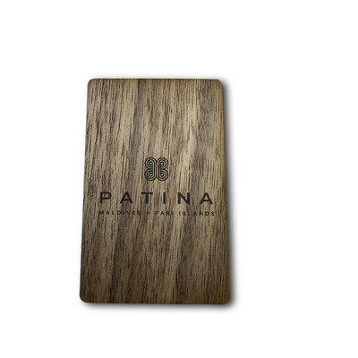 comprare 125khz 13.56mhz Chiusura porta hotel in legno Carta chiave Forma rettangolare online manufacture