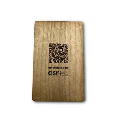 comprare Logo personalizzato Carta NFC in legno con codice QR per l'iscrizione aziendale online manufacture