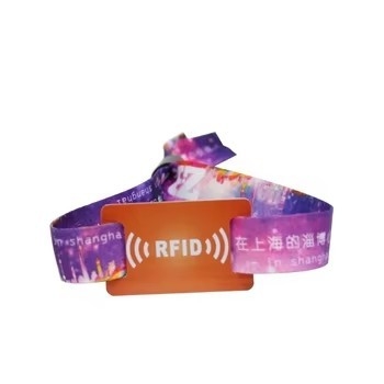 comprare 13.56Mhz RFID Concert Wristbands RFID Event Wristband Con Logo Personalizzato online manufacture