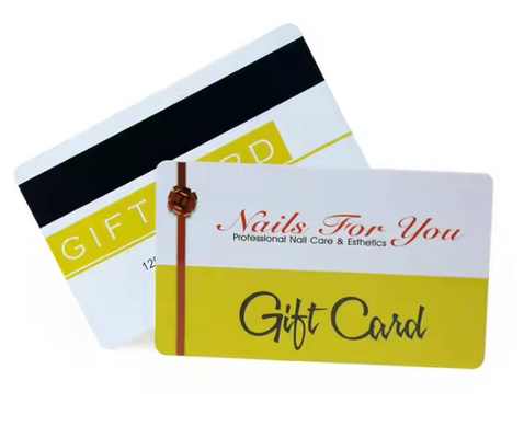 comprare Cartoline regalo in plastica con strisce magnetica Cartoline fedeltà al cliente in plastica rettangolare online manufacture