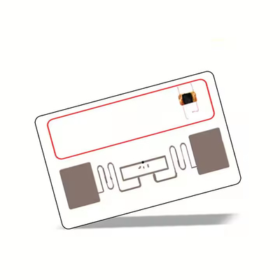 comprare Carta RFID a doppia frequenza UHF HF Protocollo ISO14443A+1800-6C Combinato 13,56MHz/125Khz online manufacture