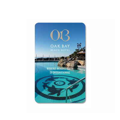 Carte chiave RFID impermeabili personalizzate Carte chiave della camera d'albergo Forma rettangolare