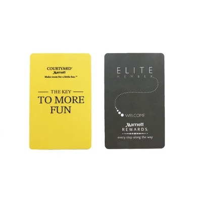 Dimensione standard CR80 4 colori stampati carte chiave RFID per hotel 85,5 mm x 54 mm