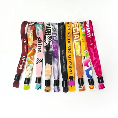 Braccialetti RFID semplici tessuti per il festival per biglietti d'ingresso aziendali