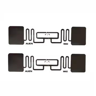 Tag RFID UHF trasparente in PVC alluminio inciso in PET bagnato Disponibile in varie dimensioni