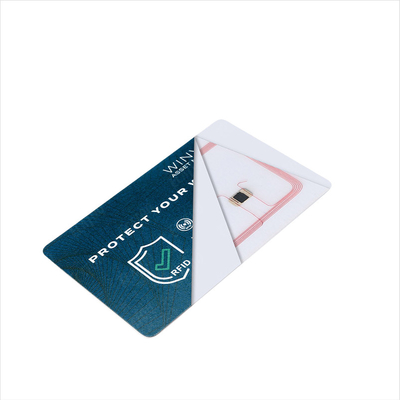 Anti-furto RFID senza contatto Shield Card Credit Protector Custom RFID bloccare la carta