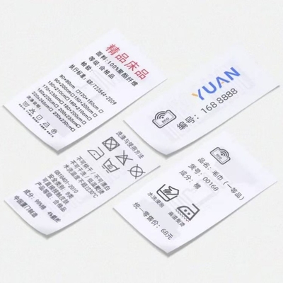 Etichetta RFID per la lavanderia UHF U8/U9 Chip tessuto di nylon impermeabile etichetta tessile per la lavanderia Etichetta RFID per la gestione dei vestiti