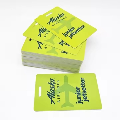 Polyester Lanyard Blank Inkjet RFID ID Card Printing Vip Cartoline da visita in PVC personalizzate con buco perforato